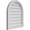 Ekena Millwork Round Top Surface Mount PVC Gable Vent w/ 2"W x 1-1/2"P Brickmould Frame, 22"W x 26"H GVPRT22X2602SN - alternate 2